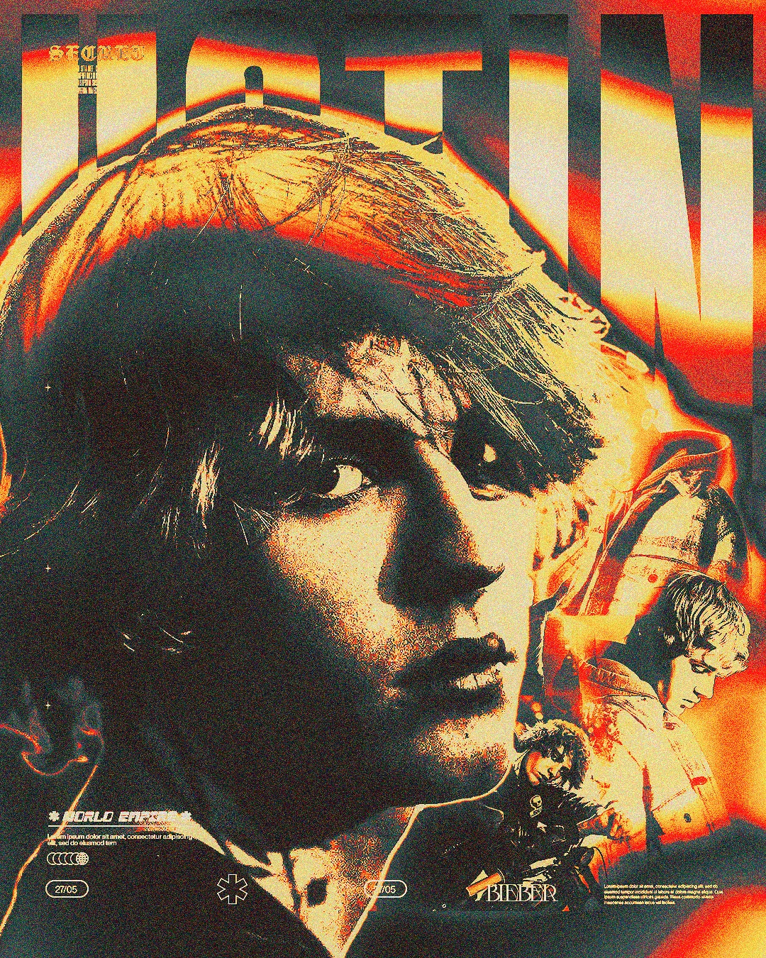 Justin Bieber inspired artwork